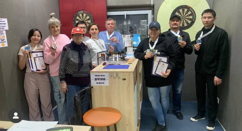 турнир по дартс среди преподавателей школ "School Teachers Cup – 3"! Турнир собрал 7 участников из 5 различных школ города Алматы!